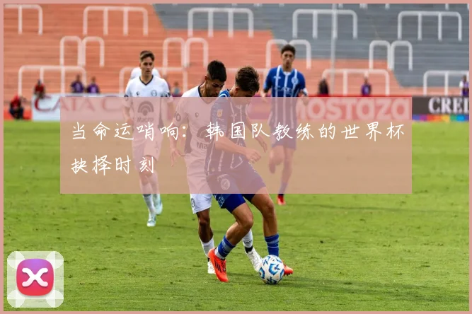 当命运哨响：韩国队教练的世界杯抉择时刻